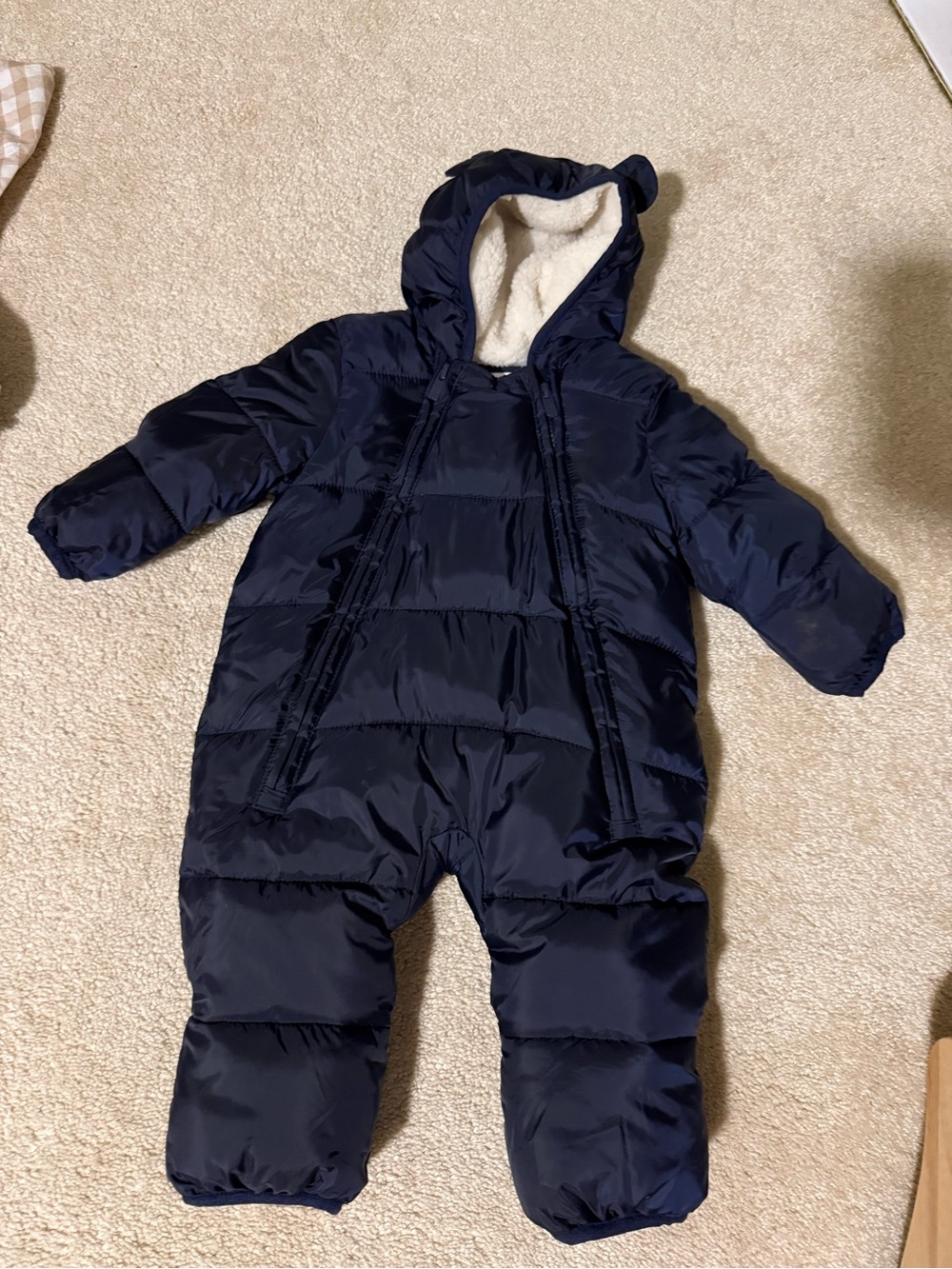GAP Navy Baby Snowsuit with Hood